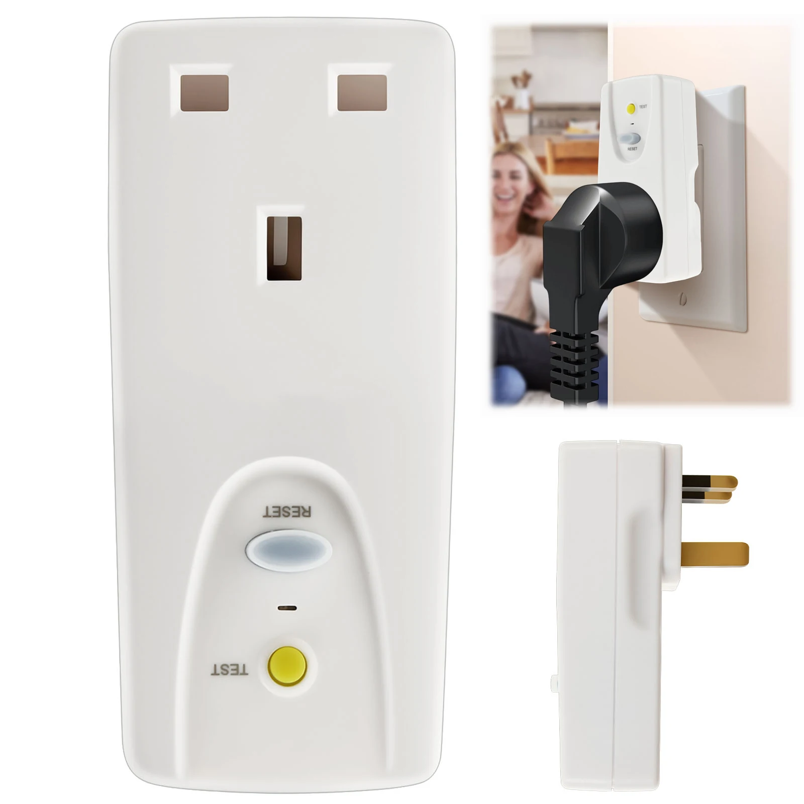 Power Tools Uk - RCD Plug Safety RCD Adaptor UK