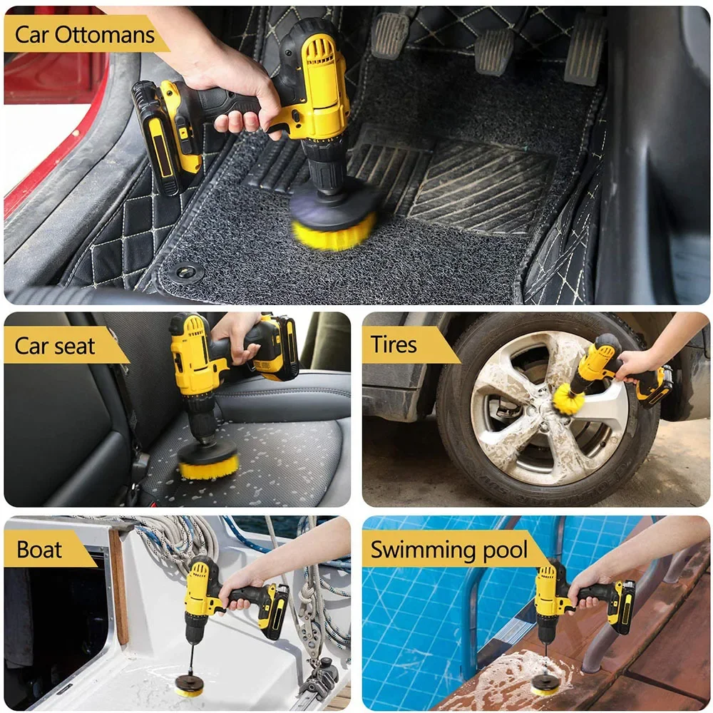 Drill Brush Attachment Set Pow - Power Tools For Windows recension och pris