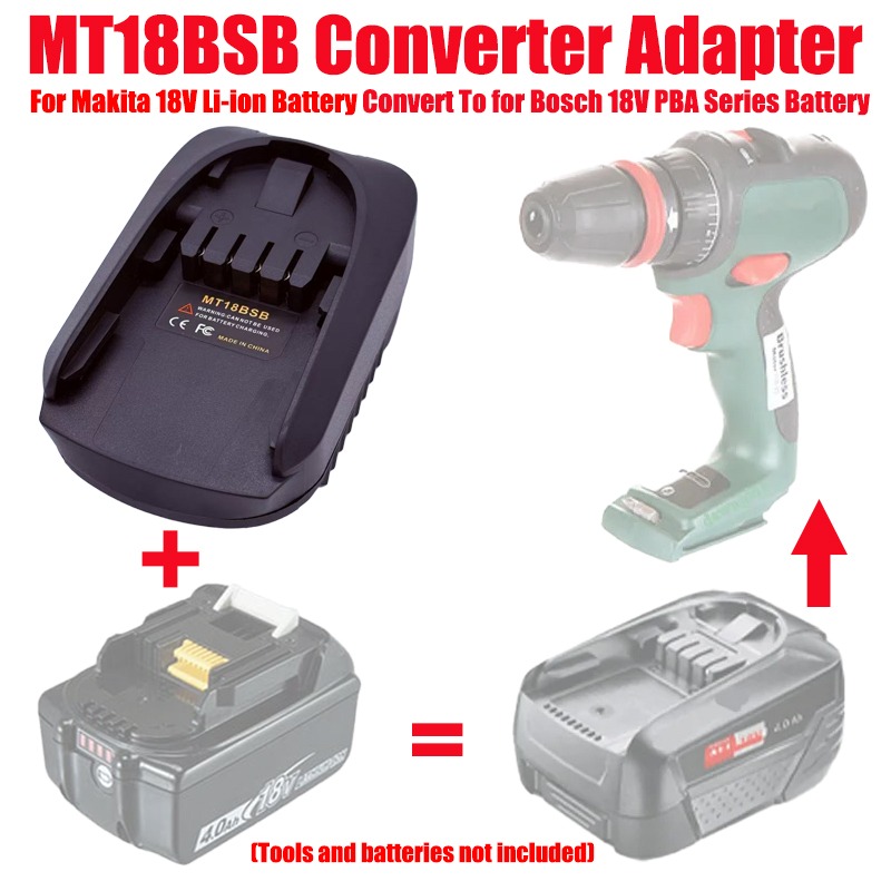 ALASICKA MT18BSB Battery Adapt - Power Tools Battery Adapter recension och pris
