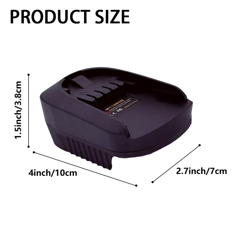 ALASICKA MT18BSB Battery Adapt - Power Tools Battery Adapter recension och pris