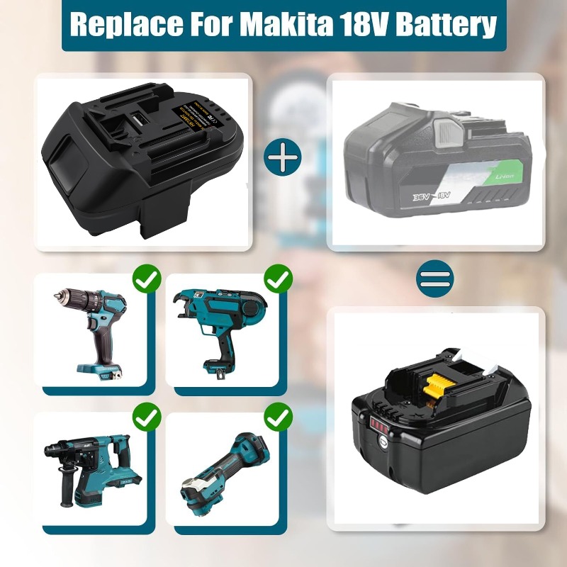 ALASICKA Battery Adapter HK18M - Power Tools Battery Adapter recension och pris