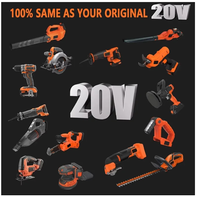 18V 3.0Ah BL2018 Replacement f - Black+Decker Tool 20V Max recension och pris