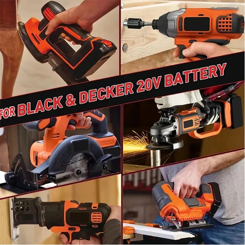 18V 3.0Ah BL2018 Replacement f - Black+Decker Tool 20V Max recension och pris