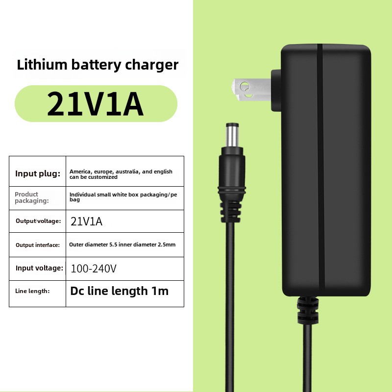 DC 21V 2A Power Supply Adapter - Power Tools Battery Adapter recension och pris