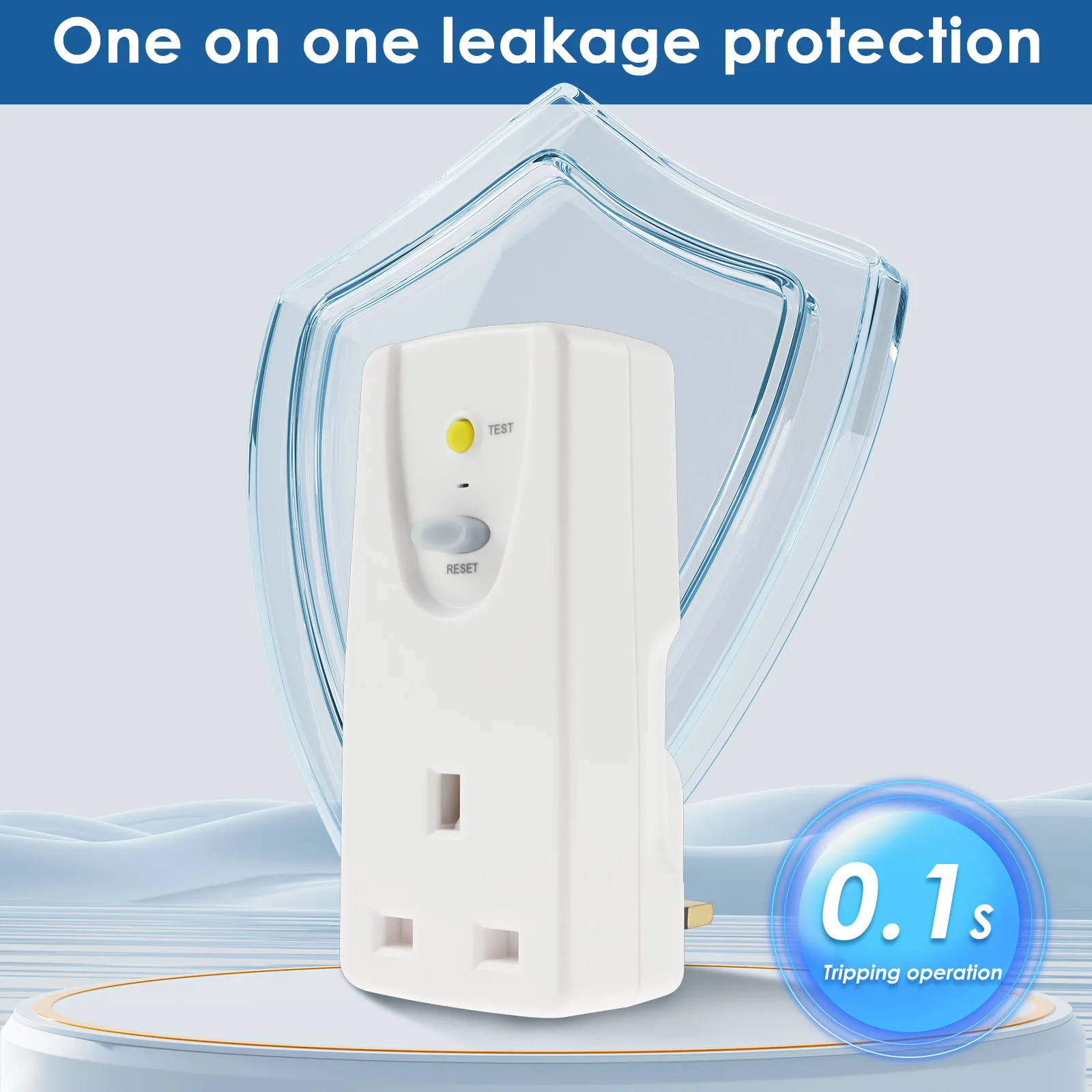 RCD Plug Safety RCD Adaptor UK - Power Tools Uk recension och pris
