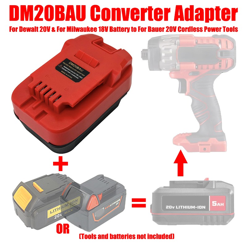 ALASICKA MT18BAU DM20BAU BS18B - Power Tools Battery Adapter recension och pris