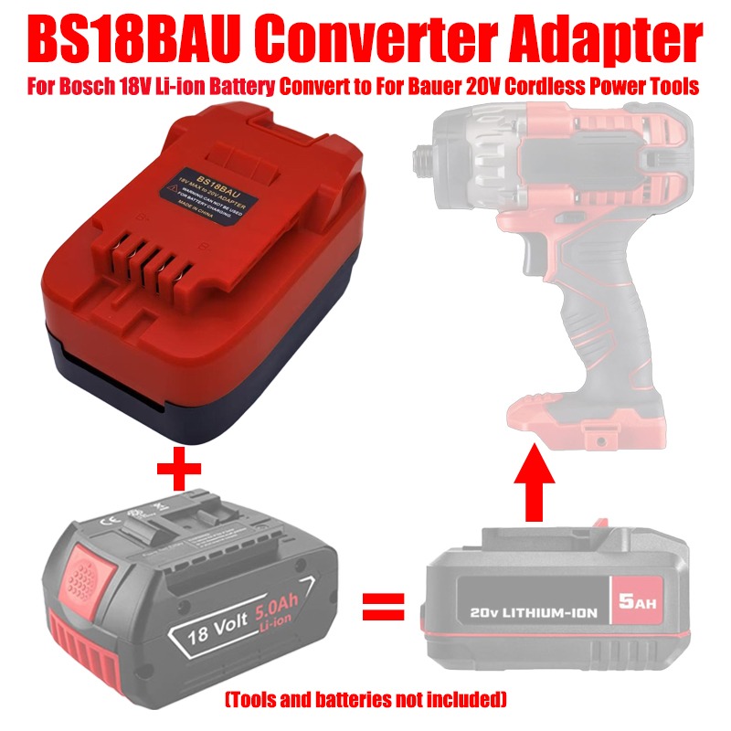 ALASICKA MT18BAU DM20BAU BS18B - Power Tools Battery Adapter recension och pris