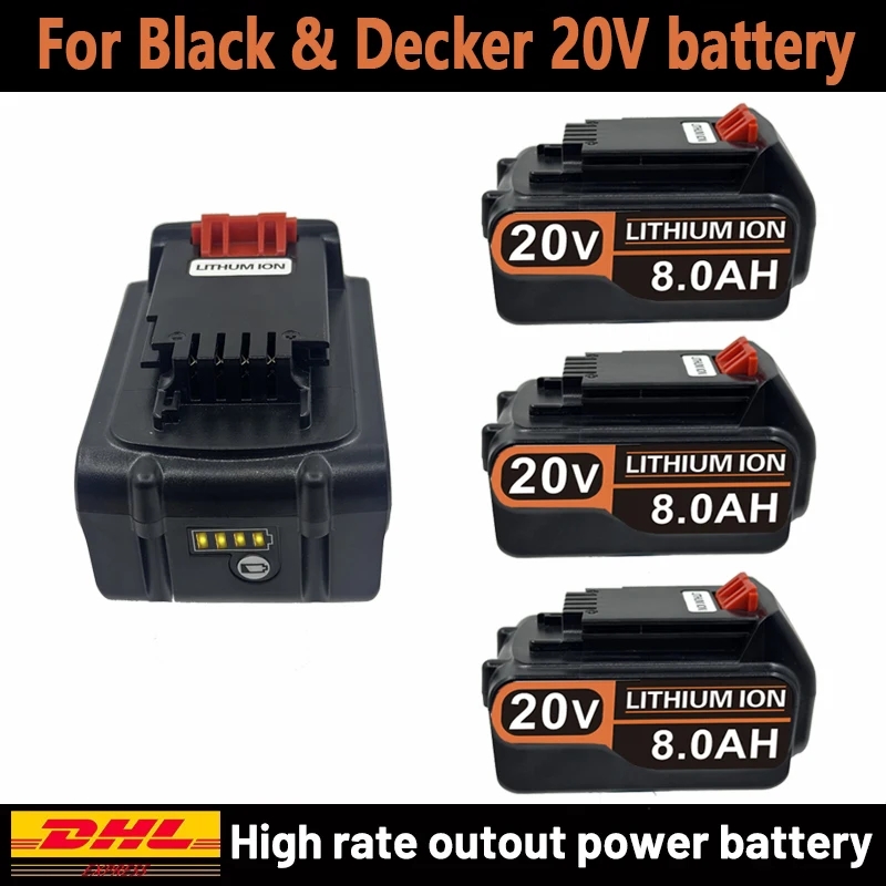 18V 3.0Ah 4.0Ah BL2018 Replace - Black+Decker Tool 20V Max recension och pris
