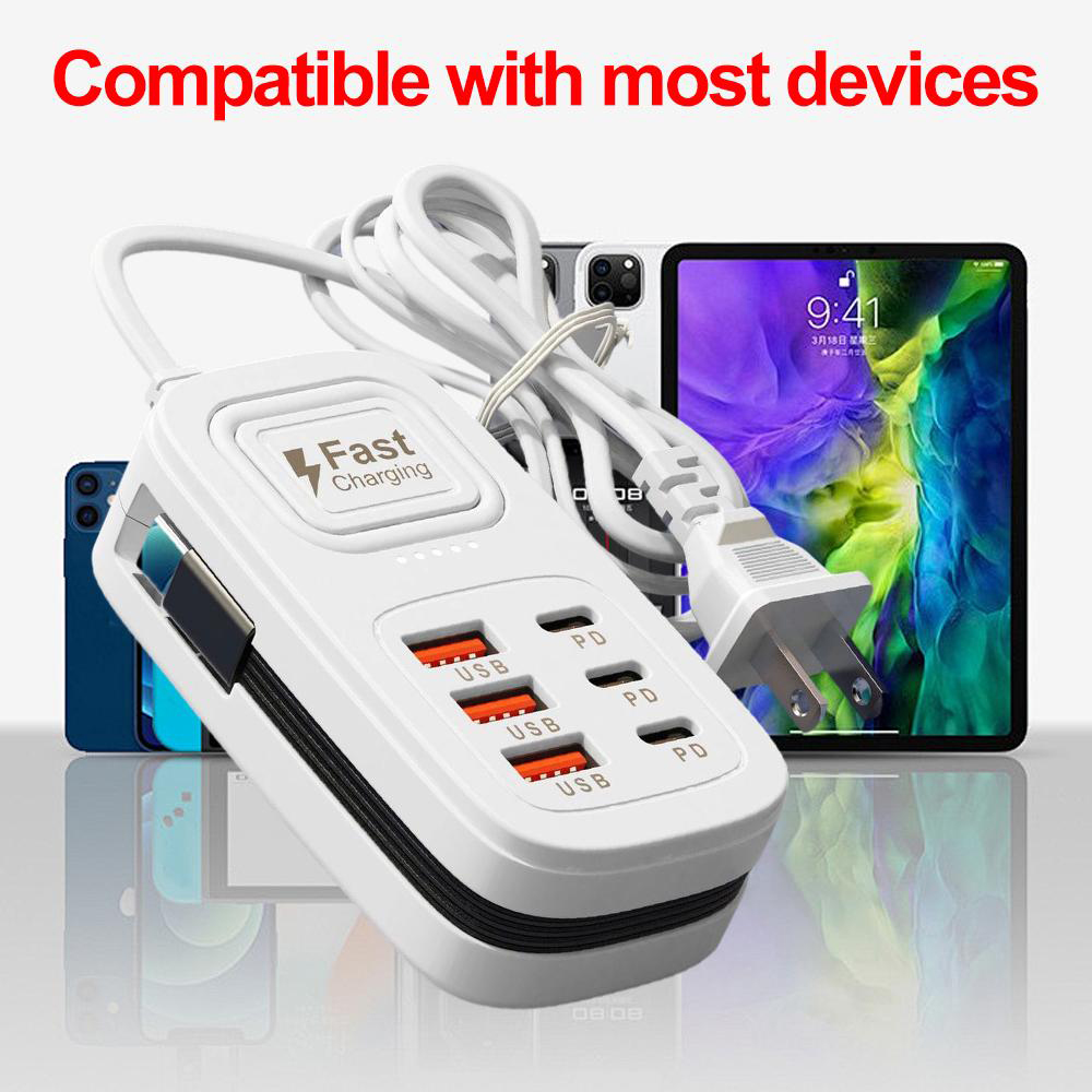 6 Port USB Fast Charger Power  - Power Tools Uk recension och pris