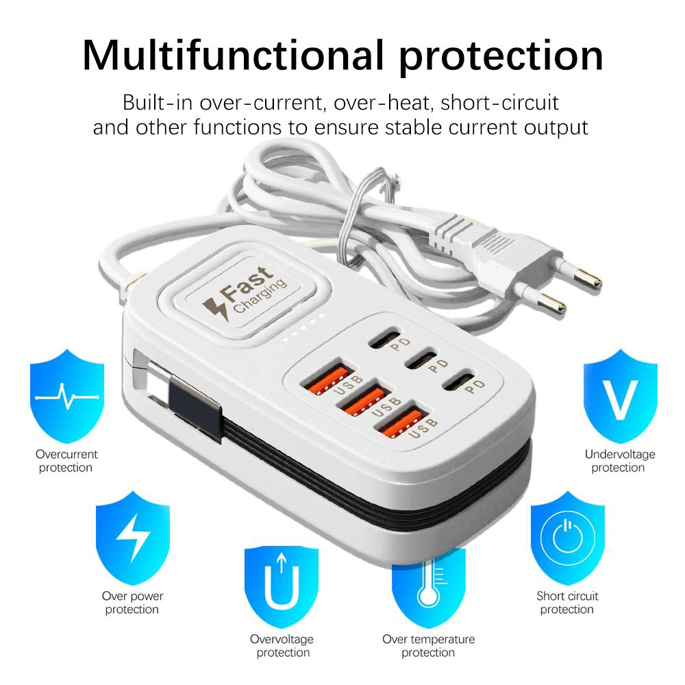 6 Port USB Fast Charger Power  - Power Tools Uk recension och pris