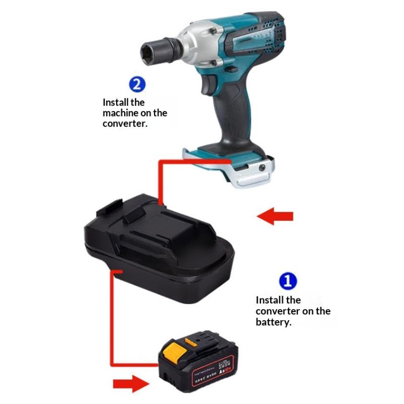 1Pcs Electric Power Tool Adapt - Power Tools Battery Adapter recension och pris