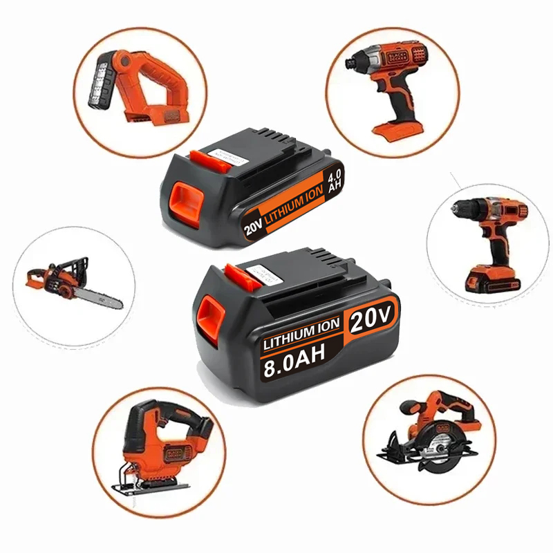 3.0Ah-8.0Ah for Black & Decker - Black+Decker Tool 20V Max recension och pris
